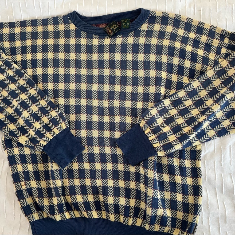 Vintage Bobby Jones 100% cotton golf sweater